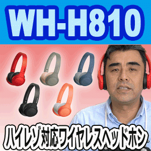 sony WH-H810 ハイレゾ　ワイヤレスヘッドホン