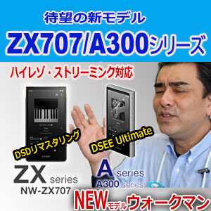 sony ソニー　ウォークマン　ZX707　A300　A306　A307
