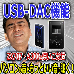 sony ソニー ZX707 A300 ウォークマン　Walkman USB-DAC