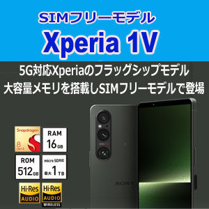 sony SIMフリーモデル　Xperia1Ⅴ Xperia