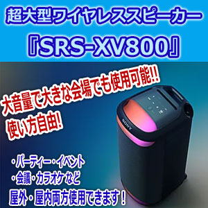 SRS-XV800s