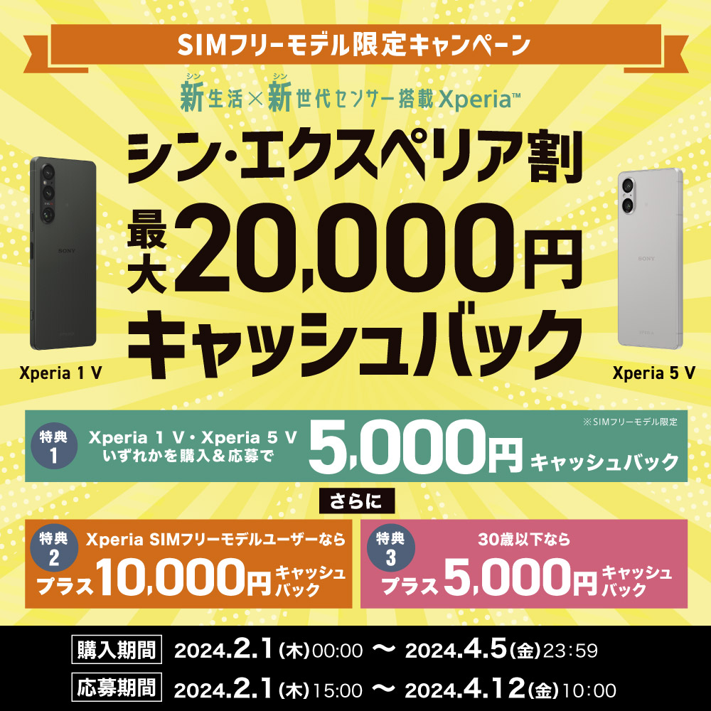 シン・エクスペリア割