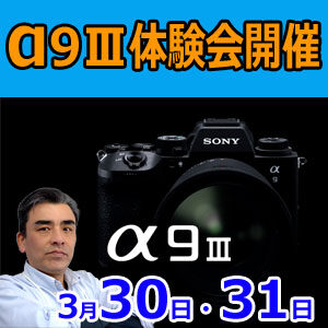 sony ソニー　α9Ⅲ 一眼カメラ　レンズ　体験会　セイワ　SEIWA