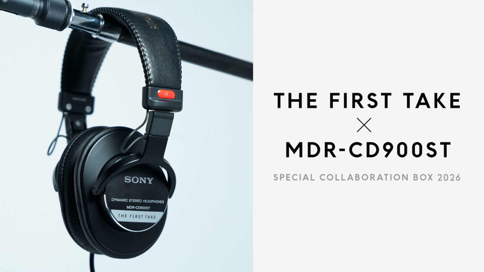 sony ソニー モニターヘッドホン　MDR-CD900ST　THE FIRST TAKE